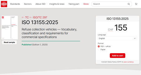 历史性突破 | 杭州宝马会环境主导！首个由中国企业牵头编制的环卫装备ISO国际标准正式发布！